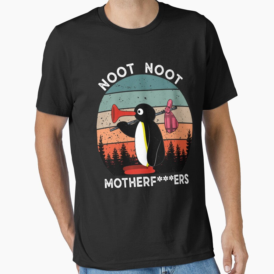 Noot Noot Pingu Retro by EvieZemlakghj Unisex , , , Long Sleeve Tee