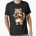 Cat Eating Donut Kitten Donut Lover by Kimberley King Art  King Art