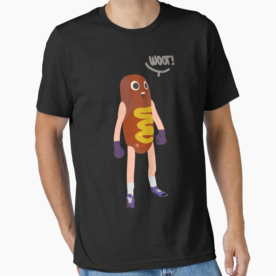 Hot dog man Premium Scoop by popikubneenan Unisex , , , Long Sleeve Tee