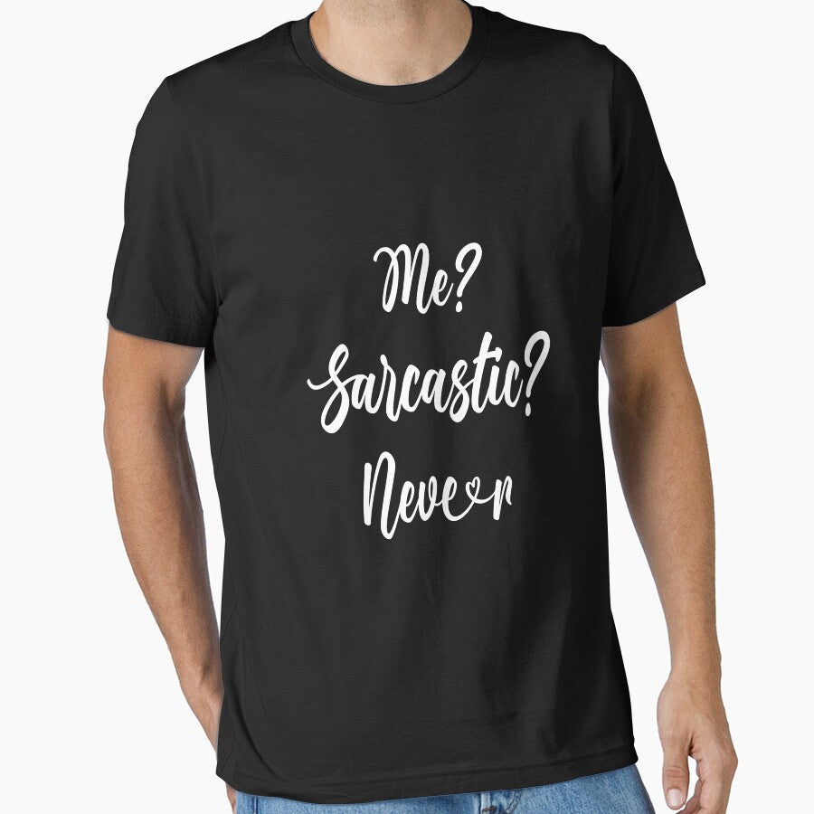Me? Sarcastic? Never Classic by tangershop1 Unisex , , , Long Sleeve Tee