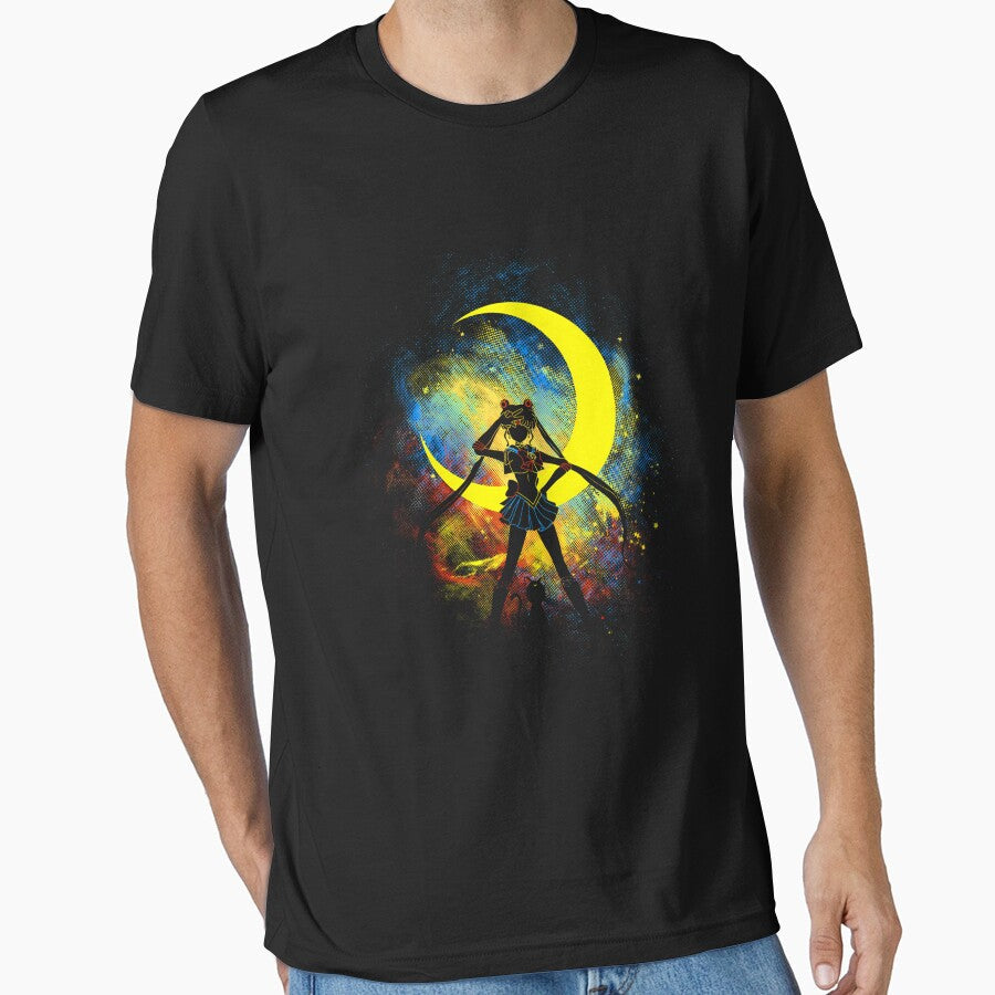 Moon Art by Elemson Unisex , , , Long Sleeve Tee