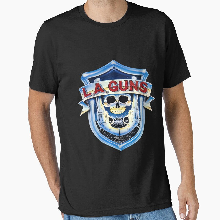 L.A. Guns: Classic Badge by FrannyMassinga Unisex , , , Long Sleeve Tee