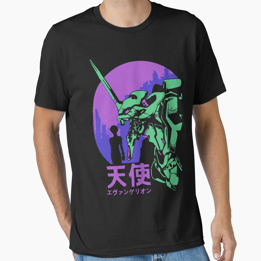 Neon Genesis Evangelion Retro Vintage by Teebuya