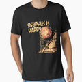 Sisyphus Is Happy Funny Greek Myth Meme Philosophy Philosopher by Dressed For Duty Unisex , , , Long Sleeve Tee