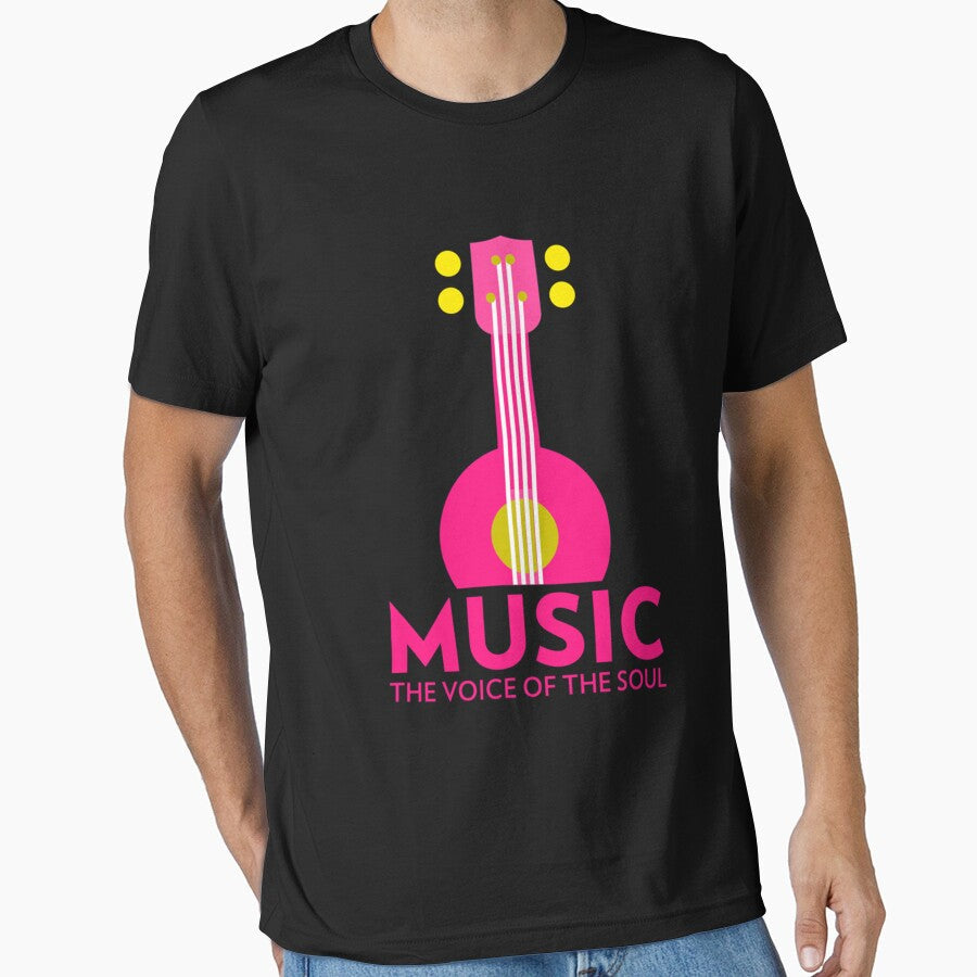 Musical Guitar Printed Premium Scoop by patsypo1 Unisex , , , Long Sleeve Tee