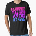 Eat Sleep Yaoi Repeat Fujoshi Anime Boy Gay Manga by SkylarSin Unisex , , , Long Sleeve Tee