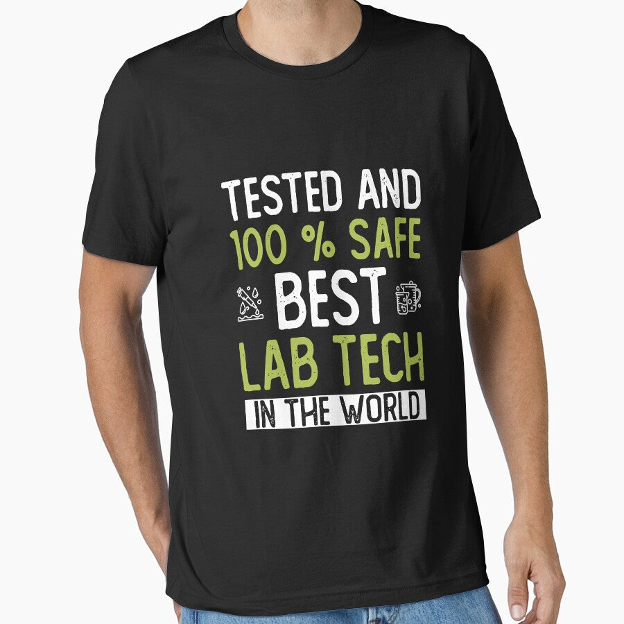 Best Lab Tech In The World - Womens Lab Tech Long Sleeve by marcipattysk1i Unisex , , , Long Sleeve Tee