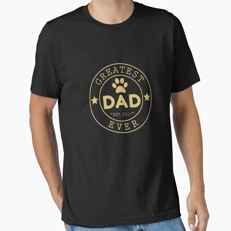 Funny Dog Dad Long Sleeve Animal Dog Owner Gift by BeersFerdinand Unisex , , , Long Sleeve Tee