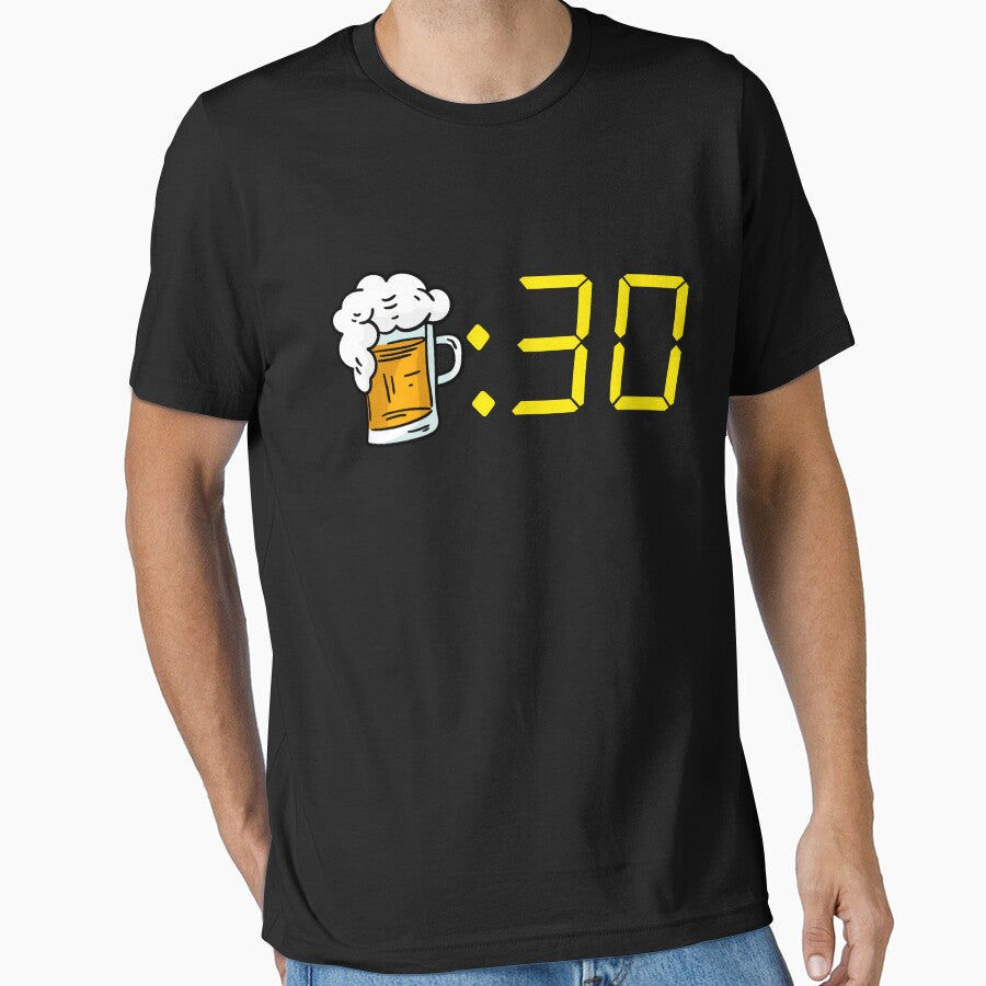 Beer 30 Funny Beer Time For Beer Drinking Men's Beer 30 Gear by DynamicDesign Unisex , , , Long Sleeve Tee