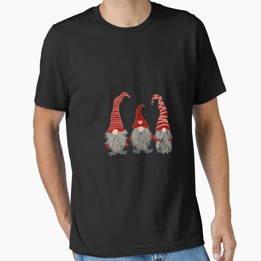 3 Nordic Gnomes Swedish Nisse Tomte Christmas Pajama Gift Long Sleeve by zerniakcor