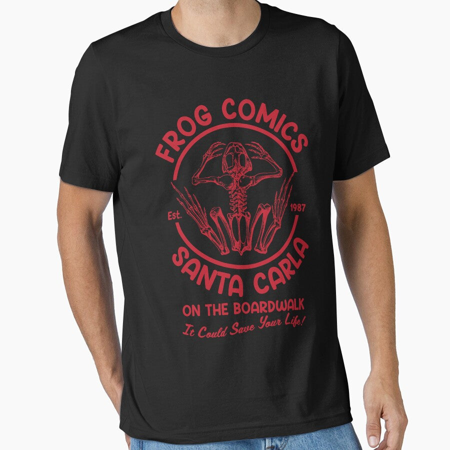 Frog Comics - Santa Carla by Meta Cortex Unisex , , , Long Sleeve Tee