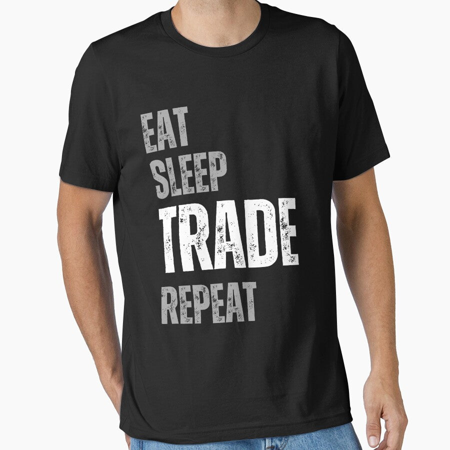 eat sleep trade repeat by Bluecat93 Unisex , , , Long Sleeve Tee