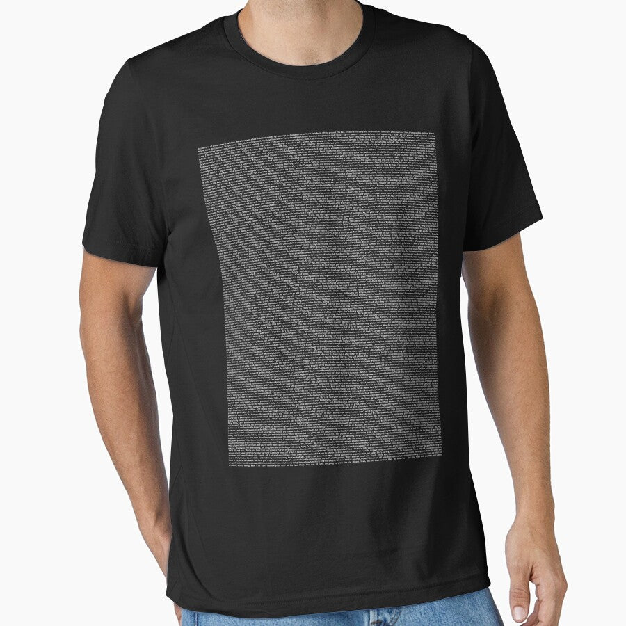 Bee Movie Script -White Script by cooline Unisex , , , Long Sleeve Tee