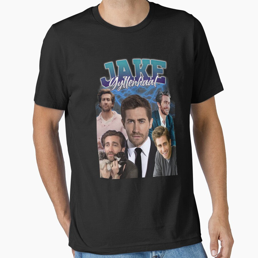 Jake Gyllenhaal Retro Style by deluluhaze Unisex , , , Long Sleeve Tee