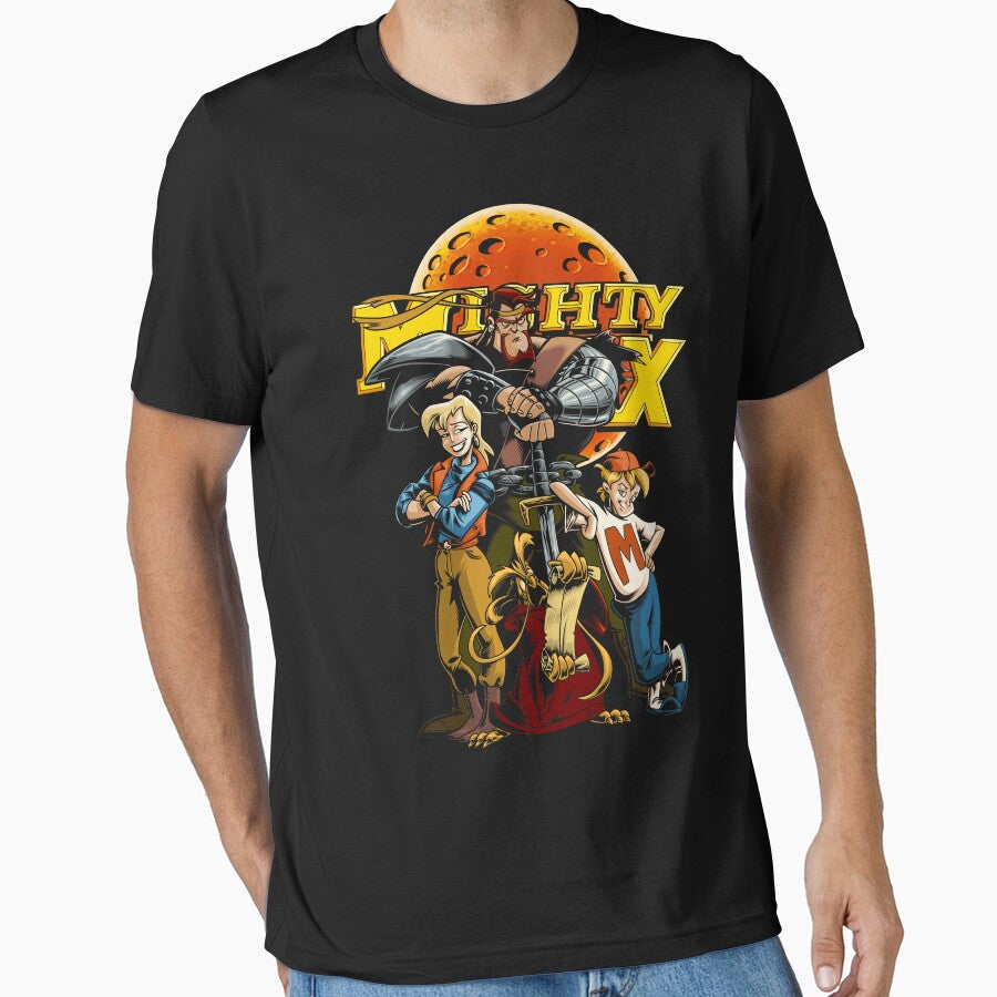 Mighty Max Retro Cartoon by akungetesbanyu Unisex , , , Long Sleeve Tee