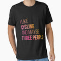 Cycling Funny Quote In Watercolor Sticker by TerribleStore82 Unisex , , , Long Sleeve Tee