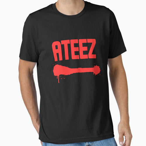A t e e z red minimalist by niconics