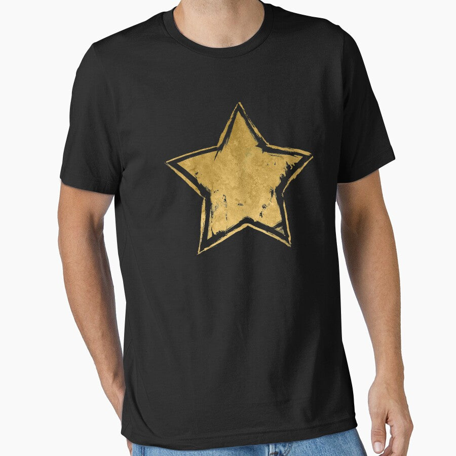 Star Vintage Gold by Lidra Zehcnas Unisex , , , Long Sleeve Tee