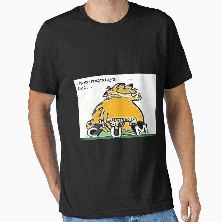Garfield Coom Meme by Alanabel Unisex , , , Long Sleeve Tee