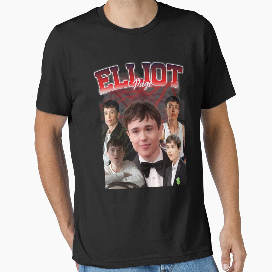 Elliot Page Retro Style by deluluhaze Unisex , , , Long Sleeve Tee