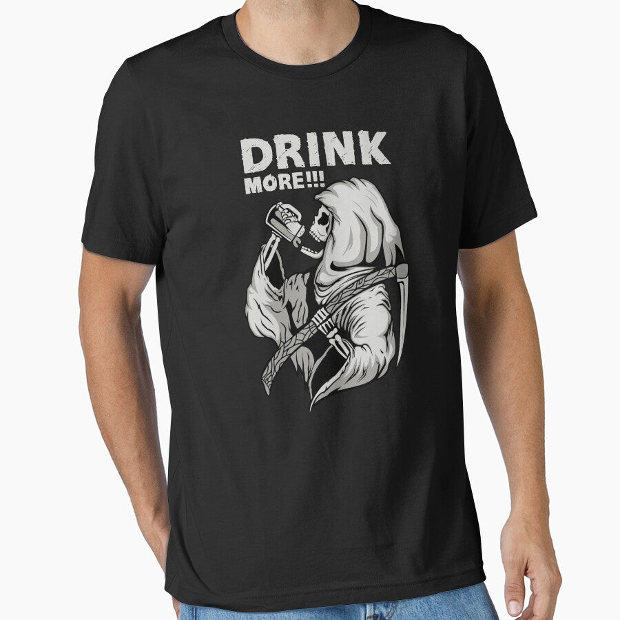 Drink More Funny Drinking Gift by BiagioDeFranco Unisex , , , Long Sleeve Tee