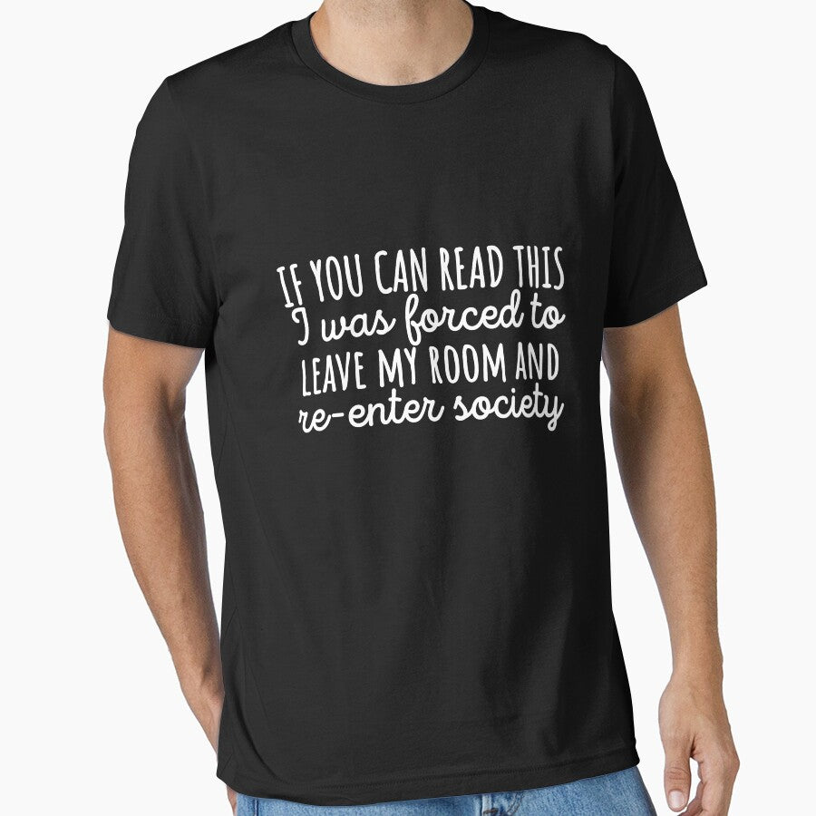 Forced to leave my room and re enter society by 23mangoes Unisex , , , Long Sleeve Tee