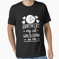 Sorry Im Late My Cat Was Sleeping On Me Funny Cat by MakeGoodChoices