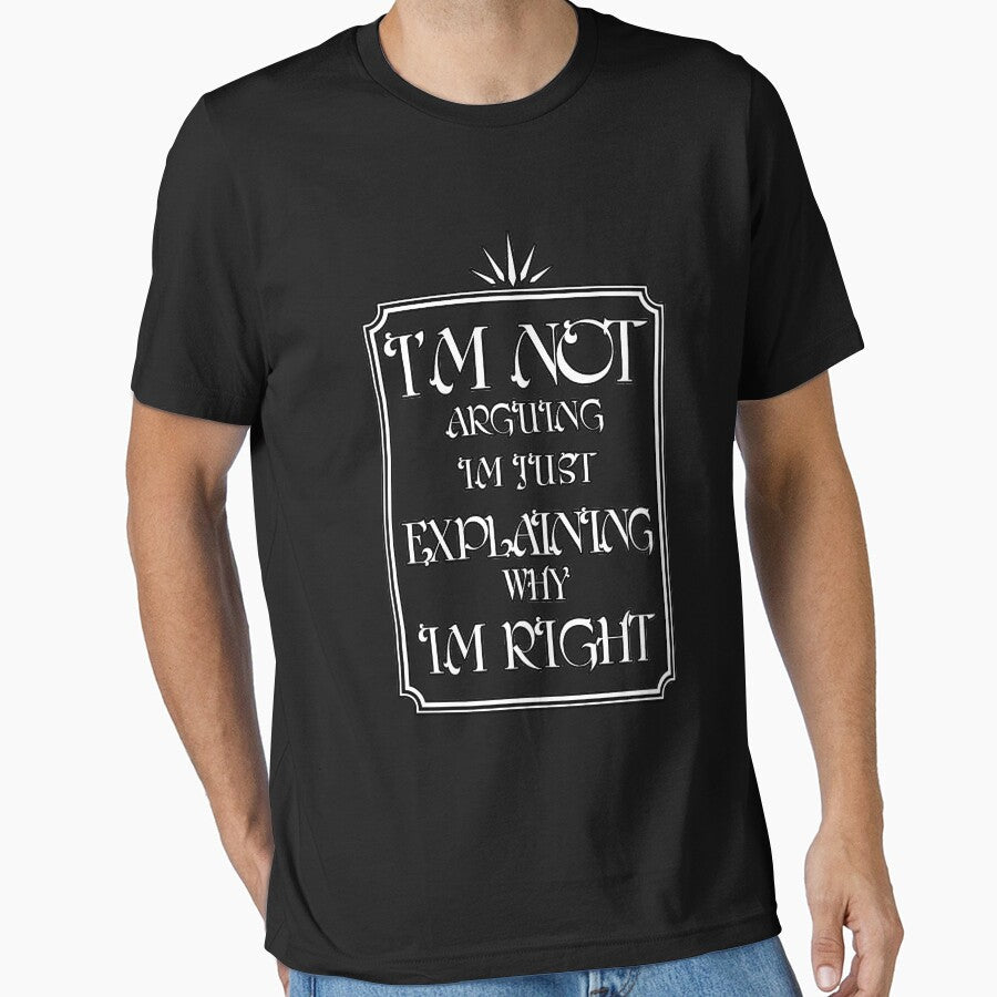 i'm not arguing im just explaining why im right by soufishop Unisex , , , Long Sleeve Tee