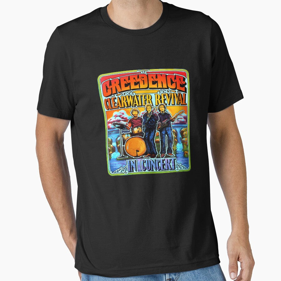 Creedence Clearwater Revival In Concert Premium by HardyWalter Unisex , , , Long Sleeve Tee