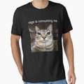 Rage Is Consuming Me Cat Meme by sigrunsartcave