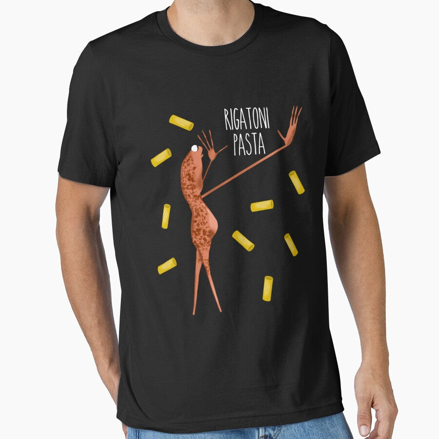 Rigatoni pasta - Marcus the worm, funny meme by Denisemichels Unisex , , , Long Sleeve Tee