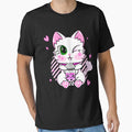 Kawaii Bubble Tea Neko Cat Pink Tapioca Boba Kitty by ZNOVANNA