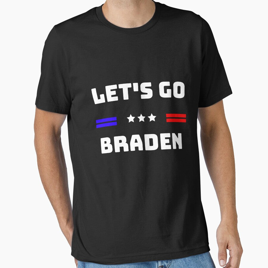 Let's Go Braden Brandon US Flag Funny Trendy by MARCOS LILI Unisex , , , Long Sleeve Tee