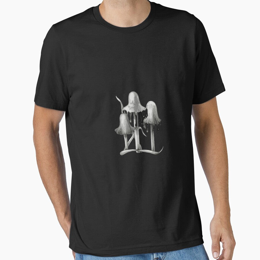 Three toadstools novelty design mushrooms cap stem soil Long Sleeve by cpaddensil Unisex , , , Long Sleeve Tee