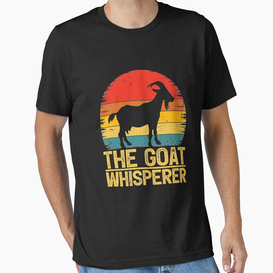 The Goat Whisperer Vintage by mathewbenjamin Unisex , , , Long Sleeve Tee