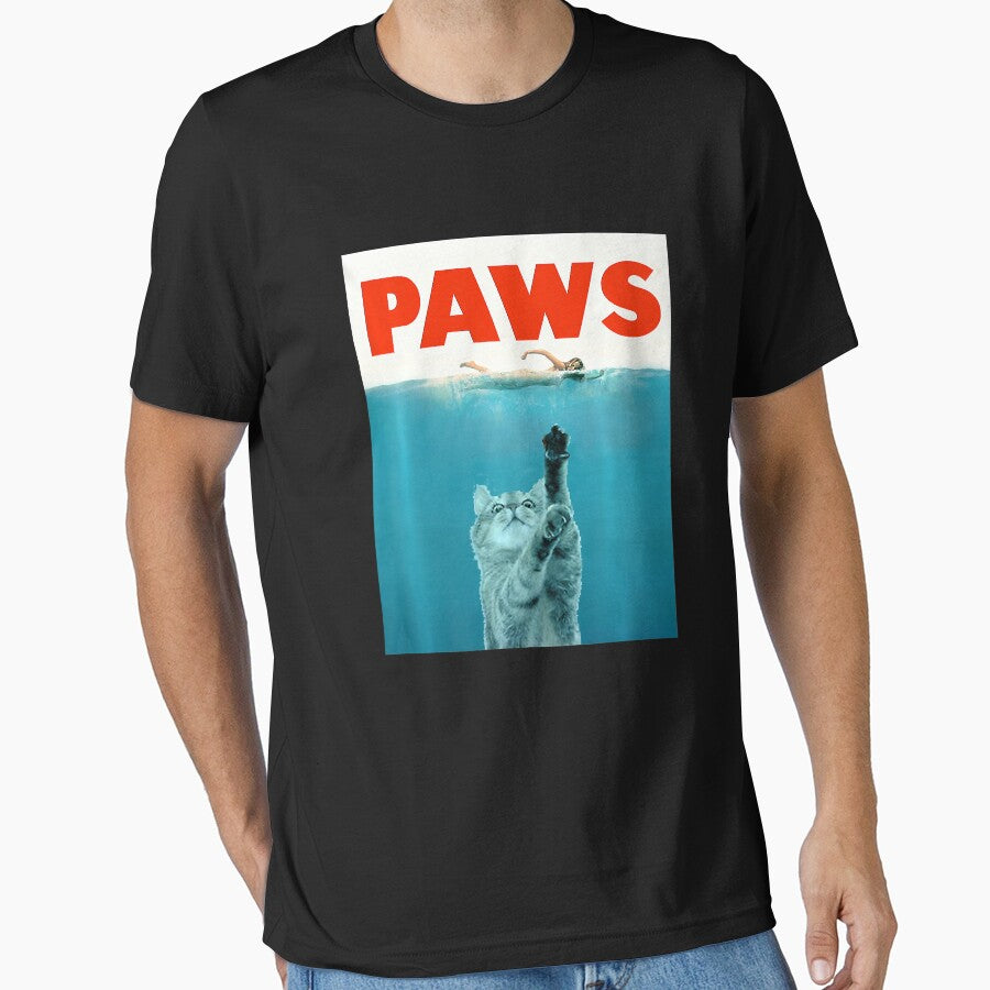 Paws Kitten Meow Parody Funny Cat Lover Gifts by HardiKel
