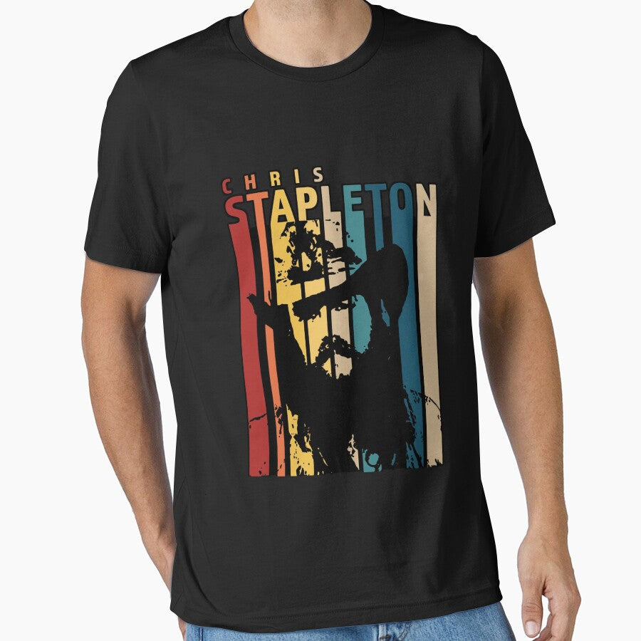 Chris Stapleton Retro Vintage by jadonz Unisex , , , Long Sleeve Tee
