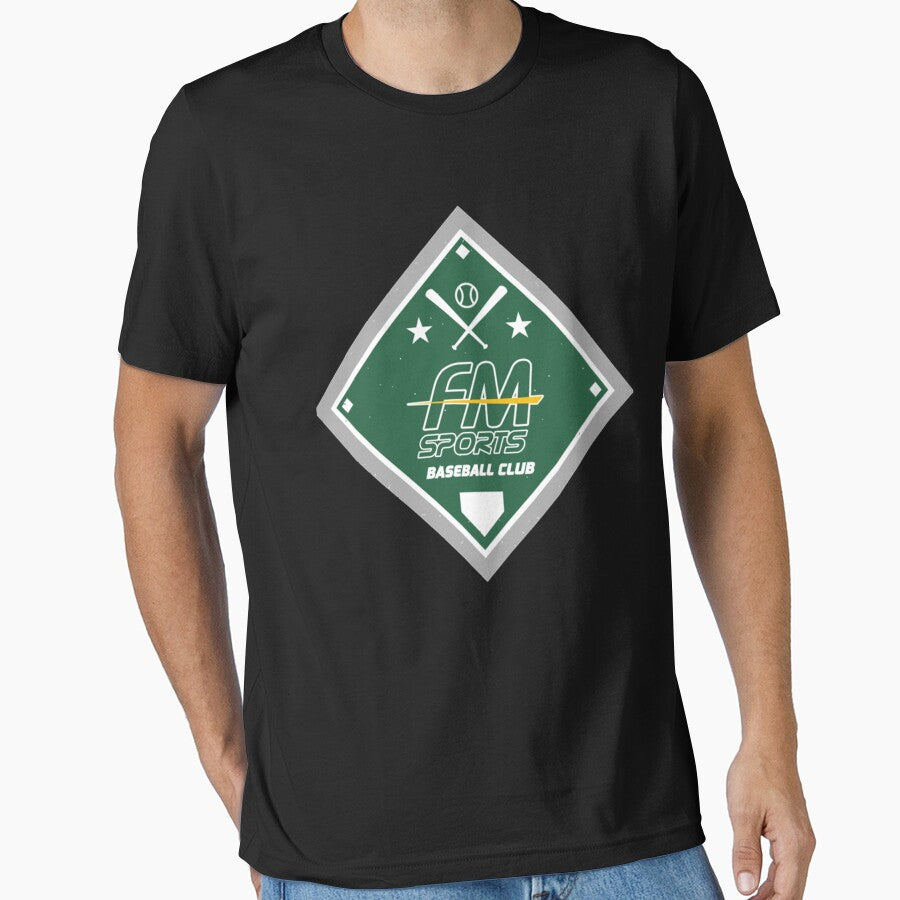 FM Sports Baseball Diamond Graphic Premium by martine0masson Unisex , , , Long Sleeve Tee