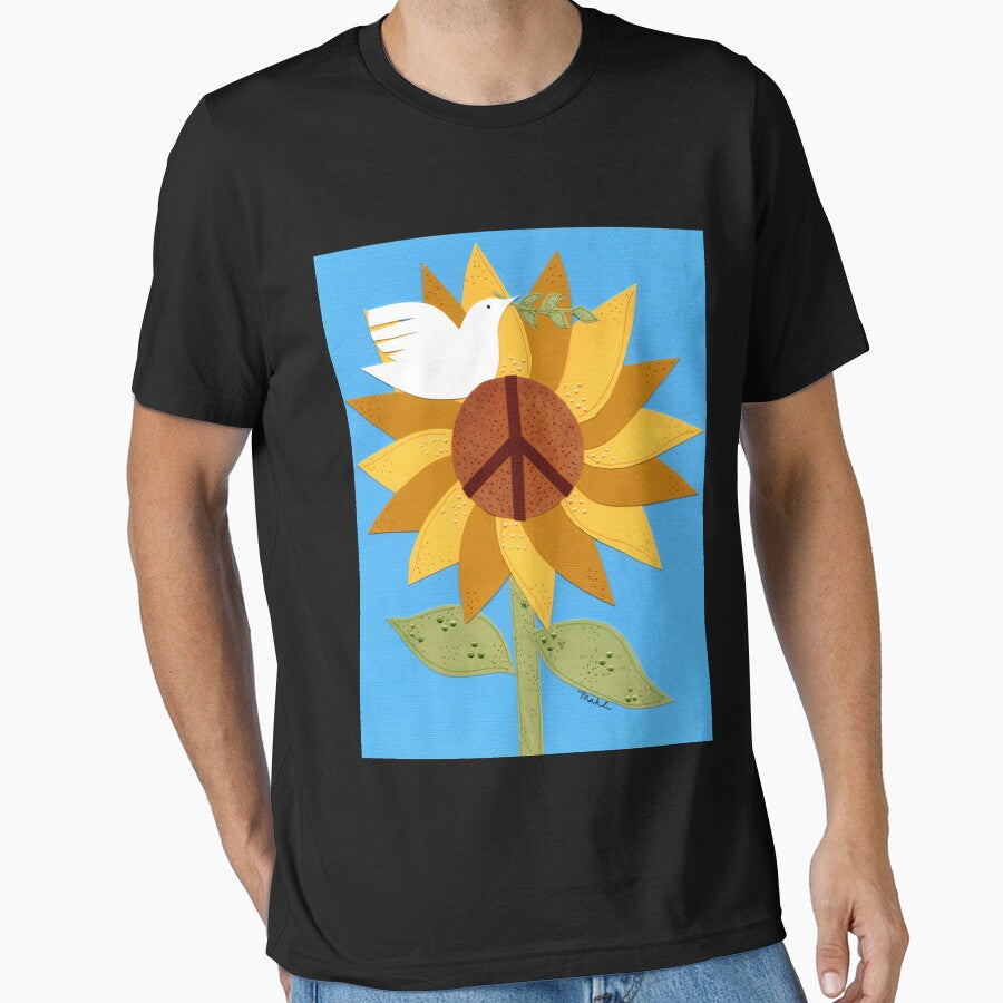 Sunflower Peace Premium by TerriMichelle3 Unisex , , , Long Sleeve Tee