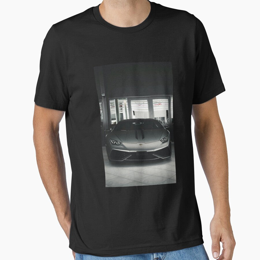 Stealth Gray Lamborghini Huracán Premium Scoop by sunshinedcome Unisex , , , Long Sleeve Tee