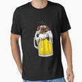 Pug Dog Beer Drinking Party Funny Men Women Premium TShirt34 by gbrenda Unisex , , , Long Sleeve Tee