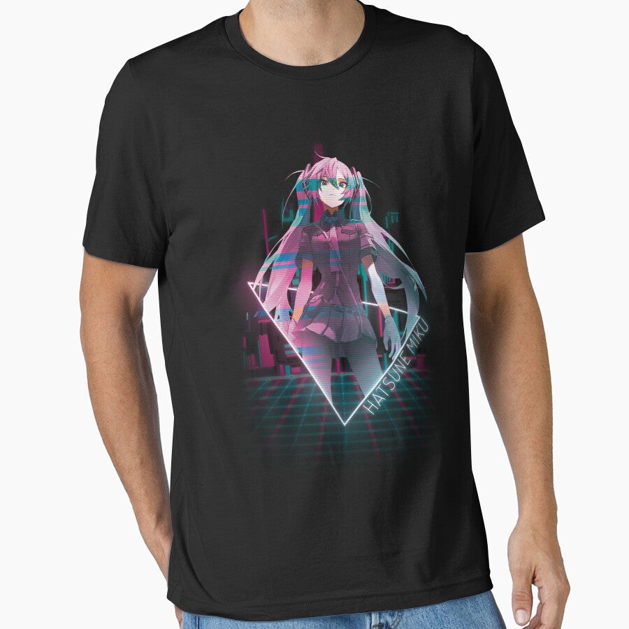Vocaloid - Binary Horizon #01- Hatsune Miku 03 by Recup-Tout Unisex , , , Long Sleeve Tee
