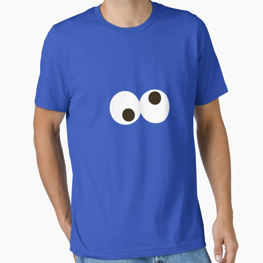 The Eyes of Cookie Monster by Satisbuy Unisex , , , Long Sleeve Tee