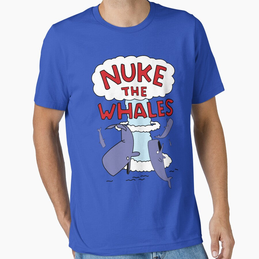 Nuke the Whales by McPod Unisex , , , Long Sleeve Tee