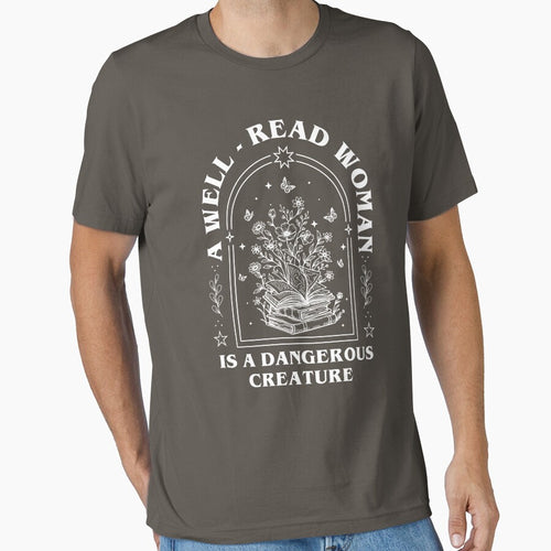 A Well Read Woman Shirt Book Lover Shirt Librarian Shirt Reading Shirt Bookish Shirt Book Quote Shirt Reader Gift by LessIsLoud