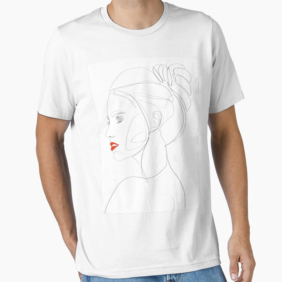 Woman portrait2 -line art by ajcoolius
