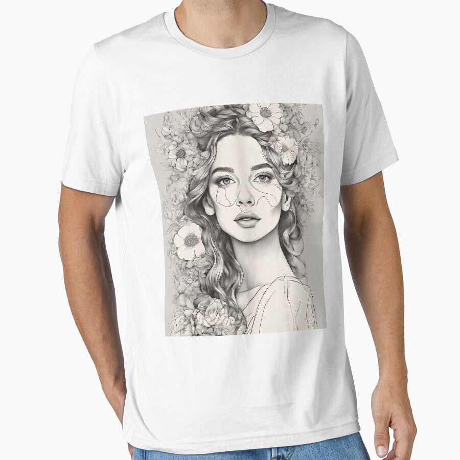 Athena, Lineart Wallart by BPMagic