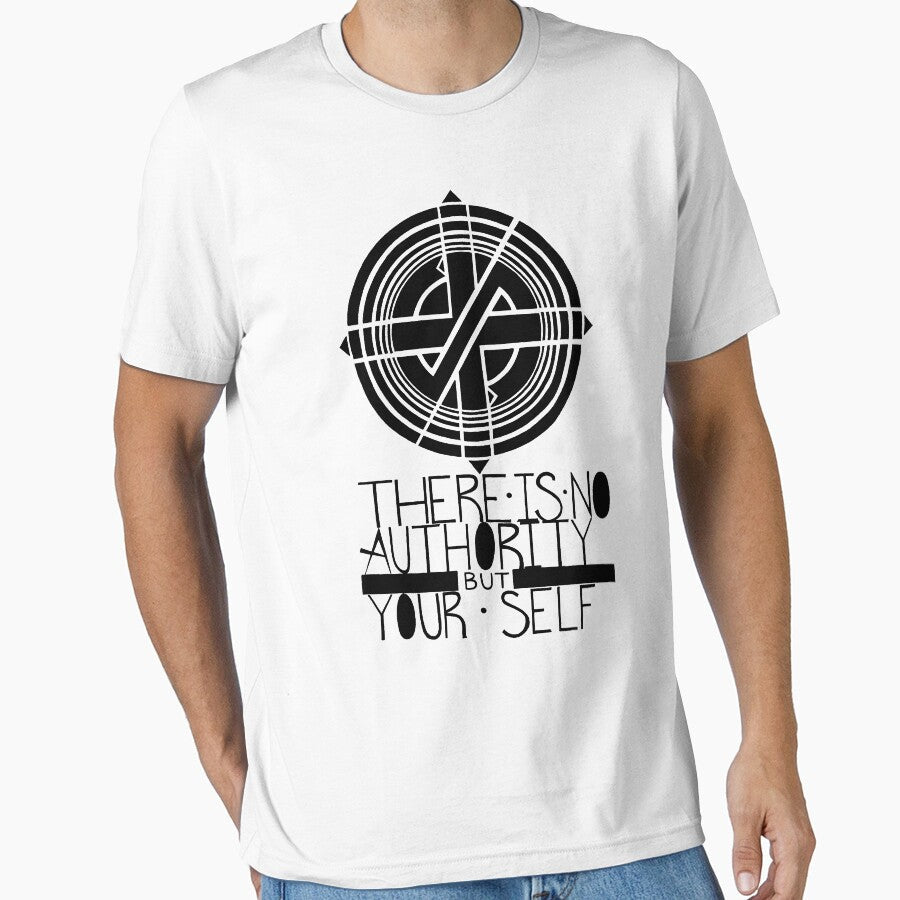 Crass - There is no authority but your self by Odins-eye Unisex , , , Long Sleeve Tee