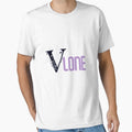 Vlotin Big V Men Women Short Sleeve Limited Shirts Personalized Friends Fashion Men's Tee by bigshoop