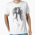 sri anandamayi ma - Water color - black and white by Mahmoud Salah